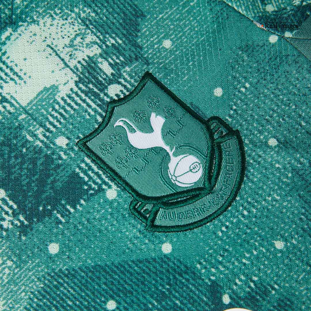 Kid's Tottenham Hotspur Third Away  Soccer Jersey Kit(Jersey+Shorts) 2024/25