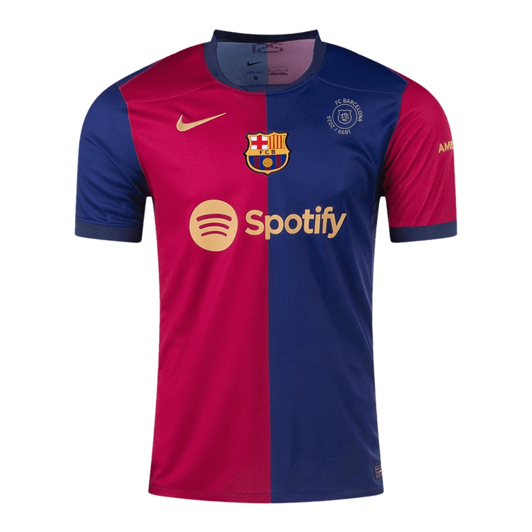 Barcelona Home  Soccer Jersey 2024/25- 125th Anniversary