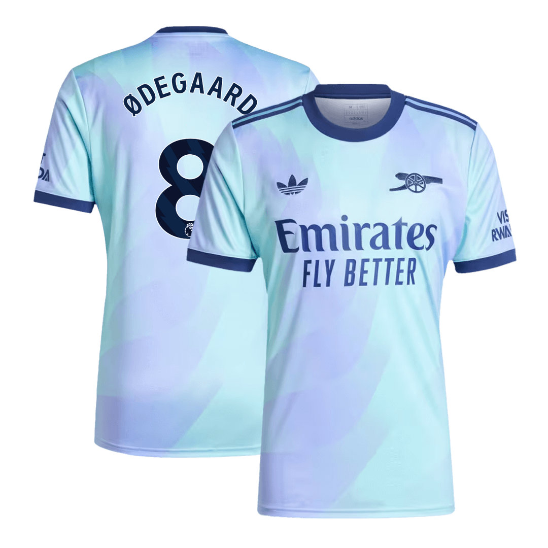 Ødegaard #8 Arsenal Third Away  Soccer Jersey 2024/25