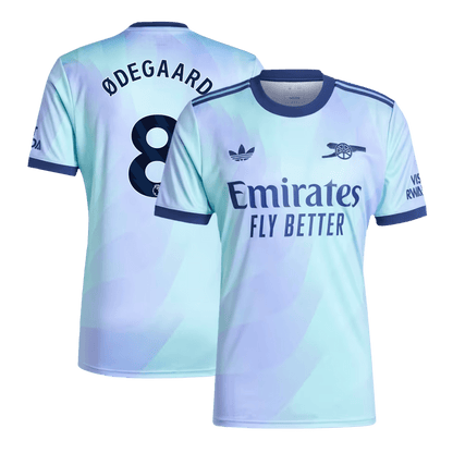 Ødegaard #8 Arsenal Third Away  Soccer Jersey 2024/25