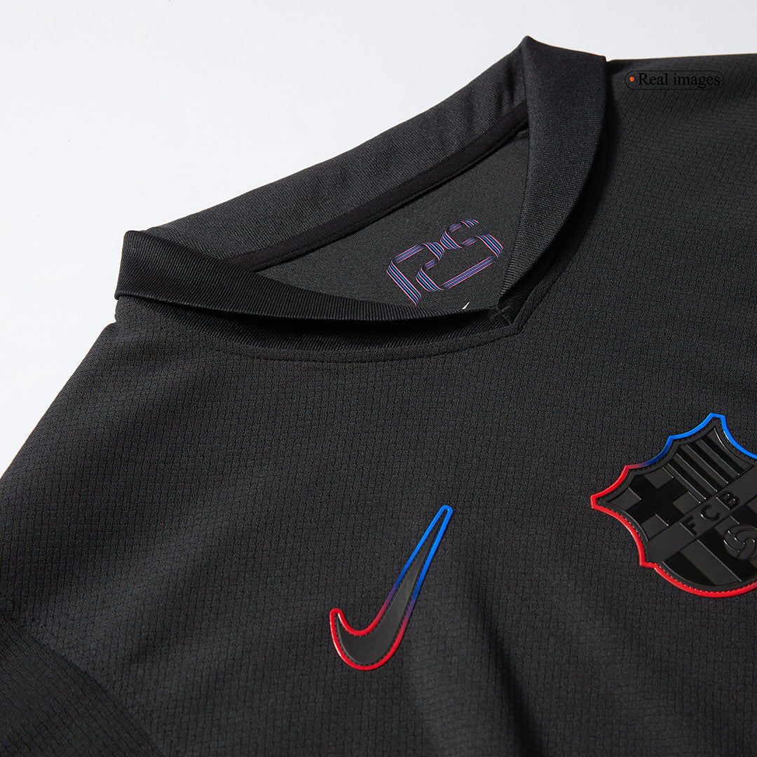 Barcelona Away  Soccer Jersey 2024/25 - Spotify Logo Without Text