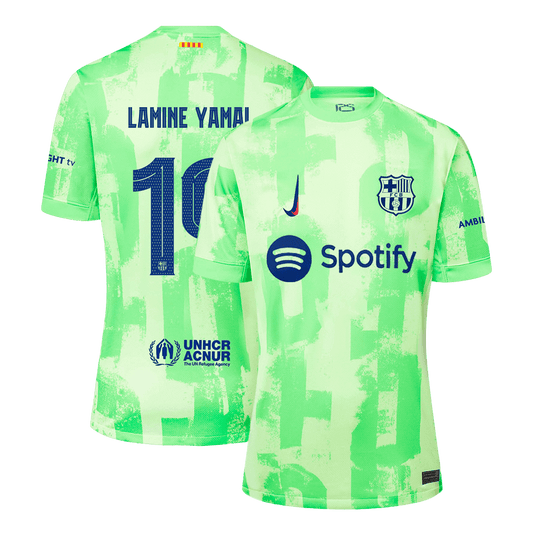 LAMINE YAMAL #19 Barcelona Third Away  Soccer Jersey 2024/25 - UCL