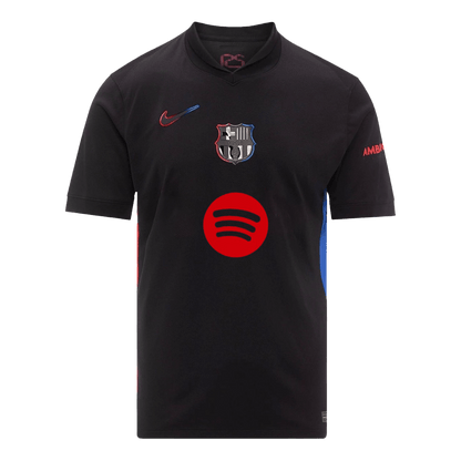 Barcelona Away  Soccer Jersey 2024/25 - Spotify Logo Without Text