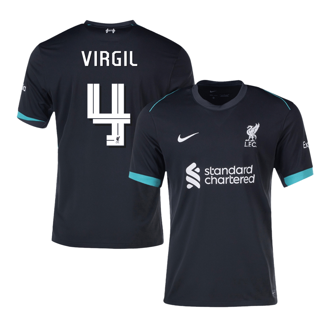 VIRGIL #4 Liverpool Away  Soccer Jersey 2024/25 - UCL
